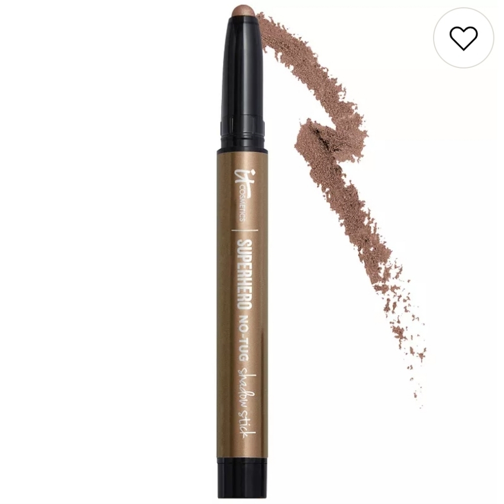 *SALE* IT Cosmetics Superhero No-Tug Wayerproof Eyeshadow Stick - Gallant Gold
